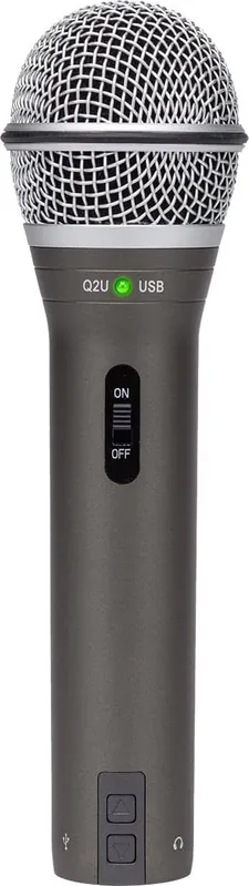 Worldwide Shipping Samson - Q2U Dynamic USB Microphone - Gray