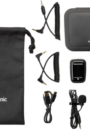In Demand Saramonic - Blink 500 ProX B2 2-Person Wireless 2.4GHz Clip-On Microphone System with Lavaliers - Black