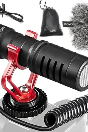Grab Now MOVO - VXR10 Universal Camera Shotgun Microphone for Video Recording
