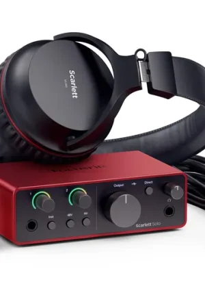 Focusrite - Scarlett Solo Studio 4th Generation Audio Interface - Red Final Sale