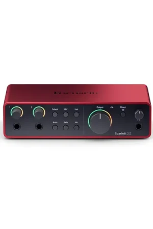 Focusrite - Scarlett 2i2 4th Generation Audio Interface - Red Flash Sale