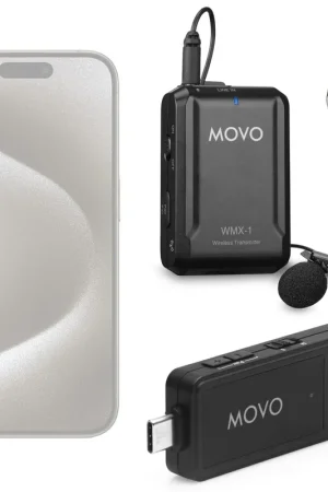MOVO - Wireless USB-C Microphone System for Android and iPhone 15 and Up Original