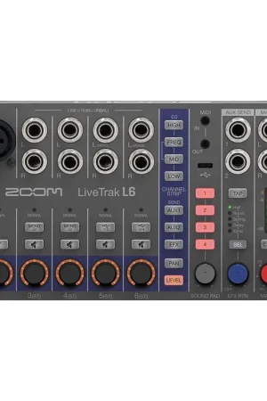 Zoom - LiveTrak L-6 10-Channel Digital Mixer and Recorder ZL6 Exclusive