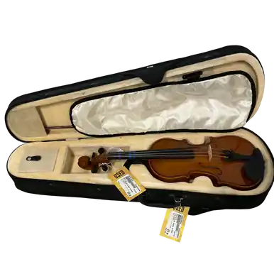 Used Cecilio 1/2 VIOLIN W/BOW W/CASE Violin 1/2 Size Free Returns