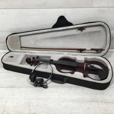 Super Sale Used Cecilio ELECTRIC 4/4 VIOLIN HVPV-30 Violin 4/4 Size