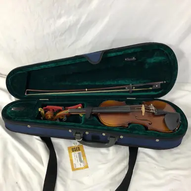 Used 1/4 STUDENT VIOLIN Violin 1/4 Size Free Shipping