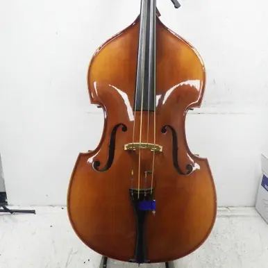 Used REGHIN 3/4 D BASS 3/4 Size Orchestral Instrument 3/4 Size Direct From Factory
