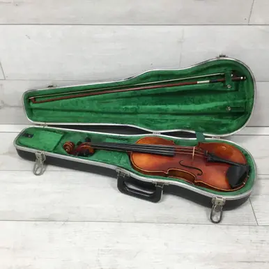 Seasonal Sale Used VITALI 3/4 VIOLIN OUTFIT Violin 3/4 Size