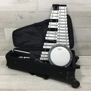 Used Pearl PK900C BELL SET WITH WHEELS Bell Kit in Hard Case Today Only