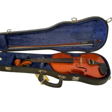 Worldwide Shipping Used KISO SUZUKI 1720 1/2 Violin 1/2 Size