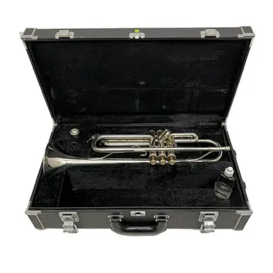 Used Yamaha YTR 431T TRUMPET SILVER Trumpet Free Shipping