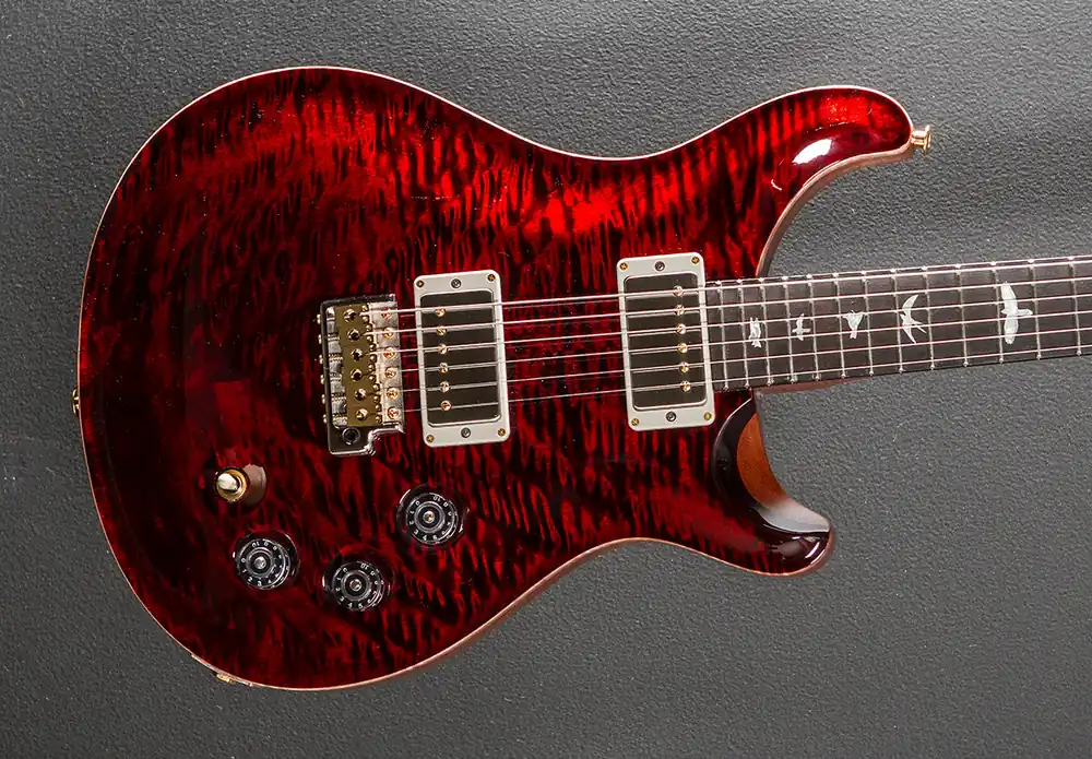 DGT (David Grissom Trem) Wood Library Limited - Red Tiger w/Brazilian– Dave's Guitar Shop Discount