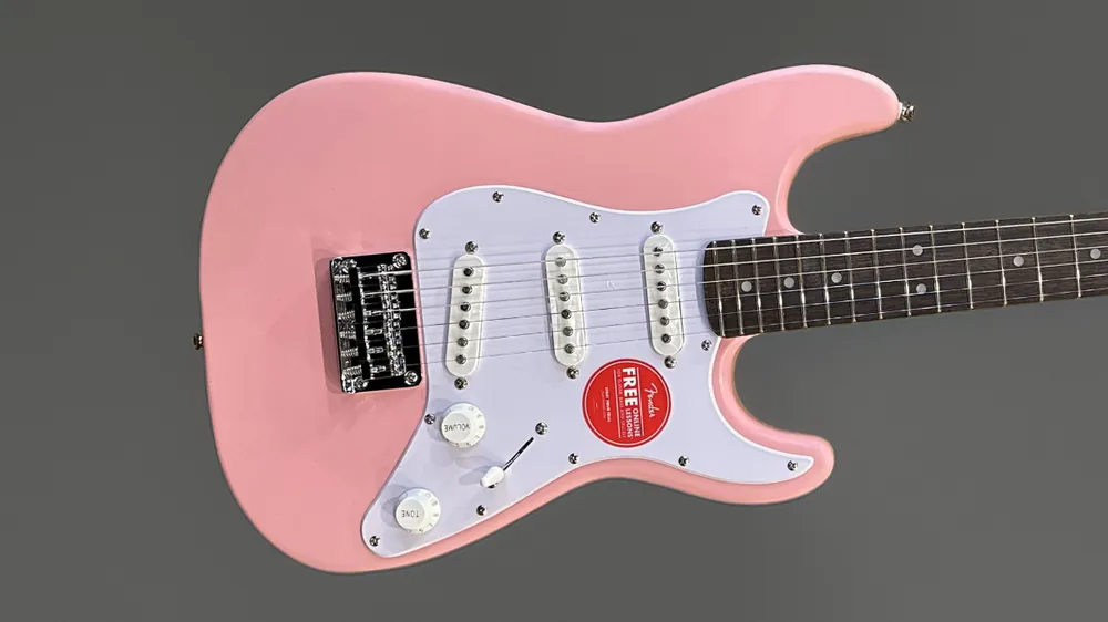 Mini Strat - Shell Pink– Dave's Guitar Shop Brand New