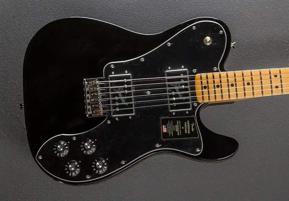 Discount American Vintage II 1975 Telecaster Deluxe - Black– Dave's Guitar Shop