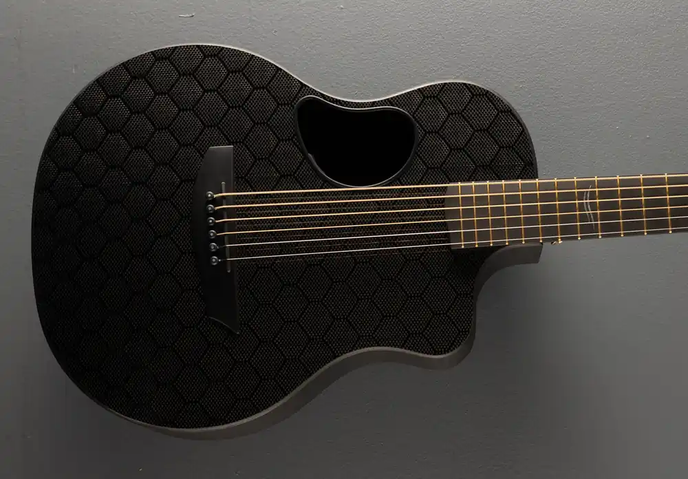 Premium Carbon Fiber Touring Model - Honeycomb w/Gold– Dave's Guitar Shop