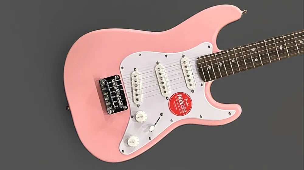High Quality Mini Strat - Shell Pink– Dave's Guitar Shop