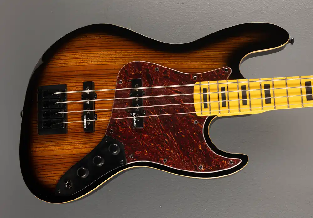 Vintage Element 4 Bass - Zebra Burst– Dave's Guitar Shop Super Sale