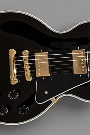 "Inspired by Gibson Collection" Les paul Custom - Ebony– Dave's Guitar Shop Hassle-Free Returns