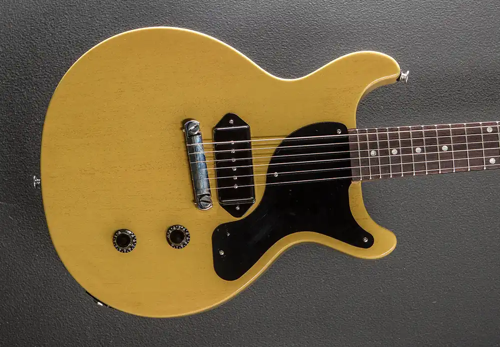 No Minimum Order Les Paul Junior Double Cut - TV Yellow– Dave's Guitar Shop