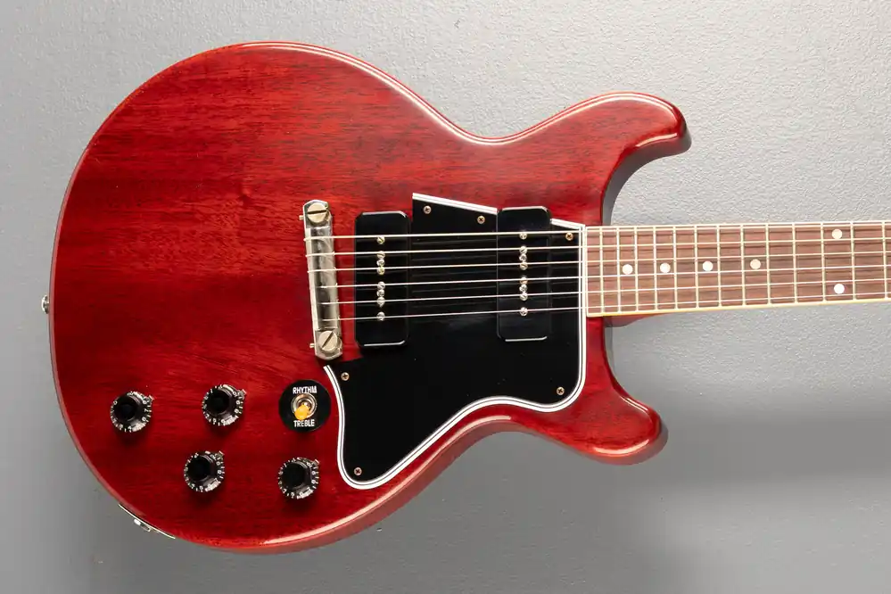 Mega Sale 1960 Les Paul Special Double Cut Reissue - Cherry Red– Dave's Guitar Shop