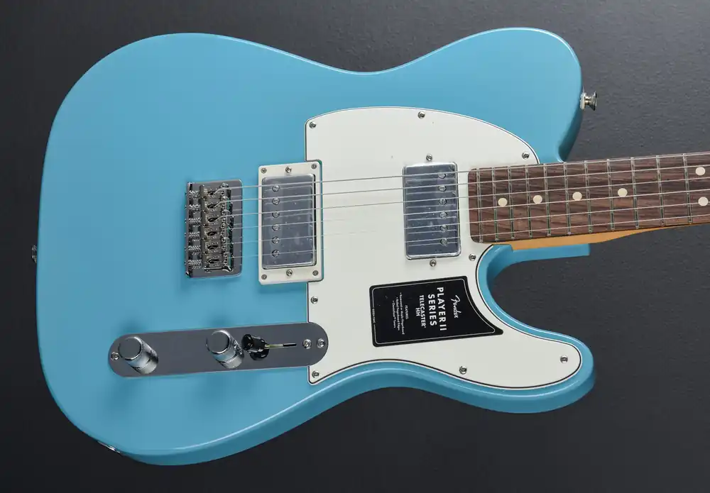 Editor’s Pick Player II Telecaster HH - Aquatone Blue w/Rosewood– Dave's Guitar Shop