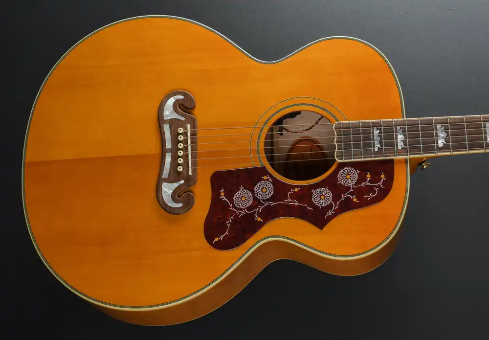 Trusted Brand "Inspired by Gibson" J-200 - Aged Gloss Antique Natural– Dave's Guitar Shop