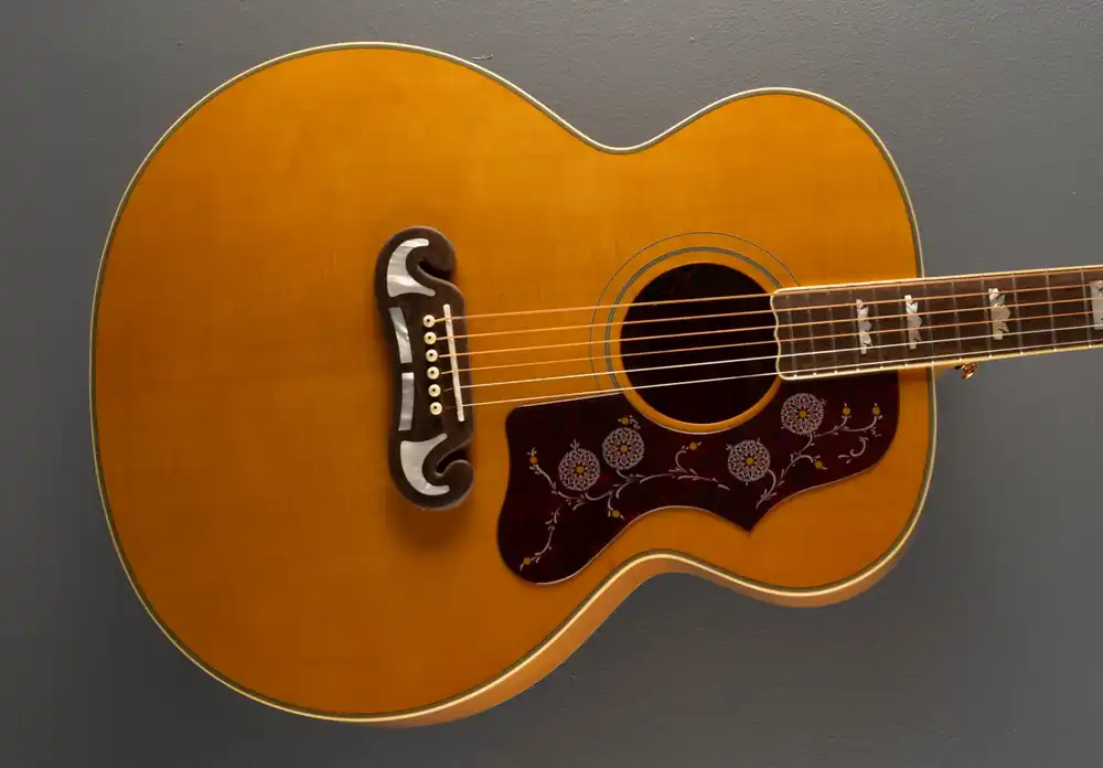 "Inspired by Gibson" J-200 - Aged Gloss Antique Natural– Dave's Guitar Shop Instant Buy