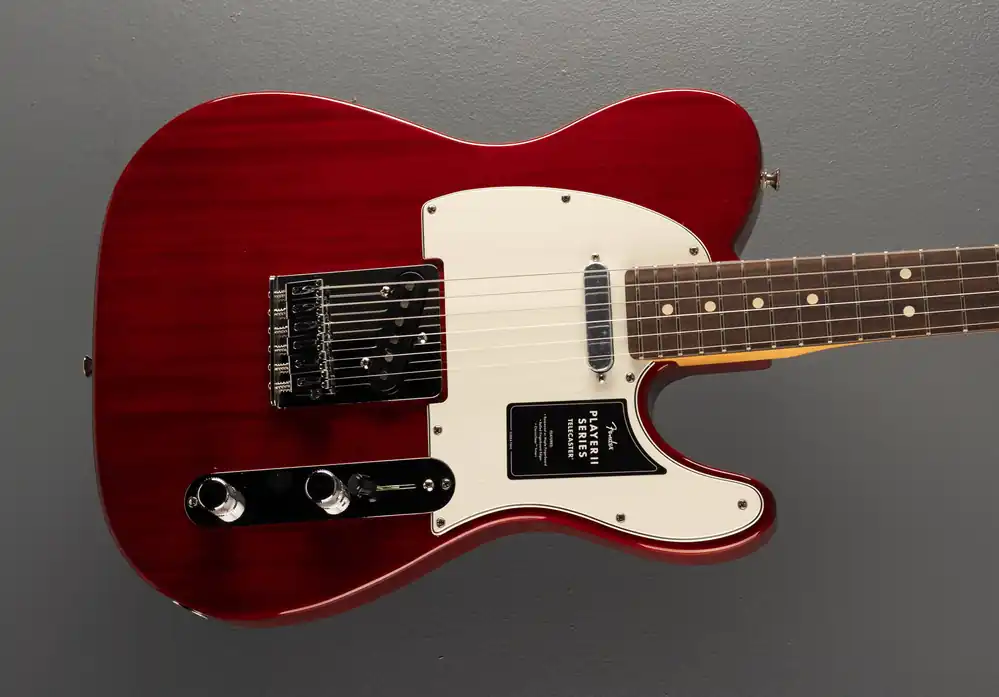 Free Delivery Player II Telecaster - Transparent Cherry– Dave's Guitar Shop