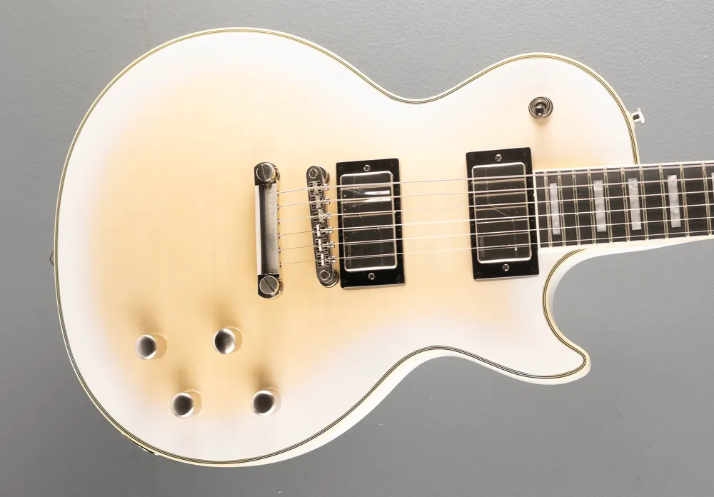Les Paul Prophecy - Aged White Tiger Burst– Dave's Guitar Shop Hassle-Free Returns