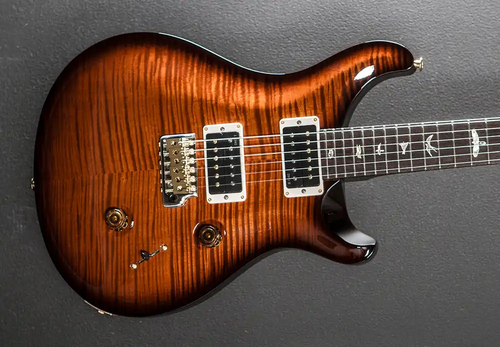 Popular Custom 24 10 Top - Black Gold Wraparound Burst– Dave's Guitar Shop