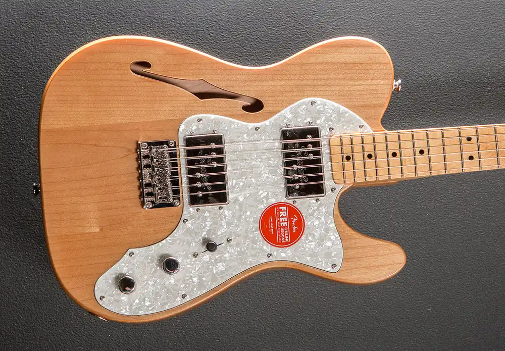 Classic Vibe 70’s Telecaster Thinline - Natural– Dave's Guitar Shop Authentic