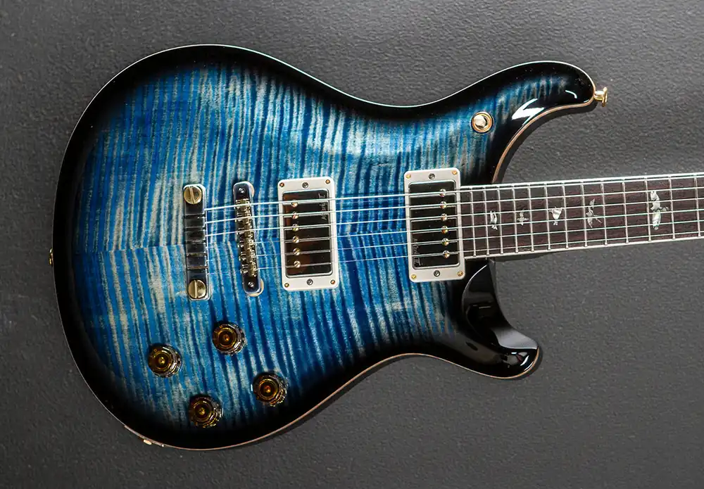 McCarty 594 10 Top - Faded Blue Jean Smokeburst– Dave's Guitar Shop Final Sale