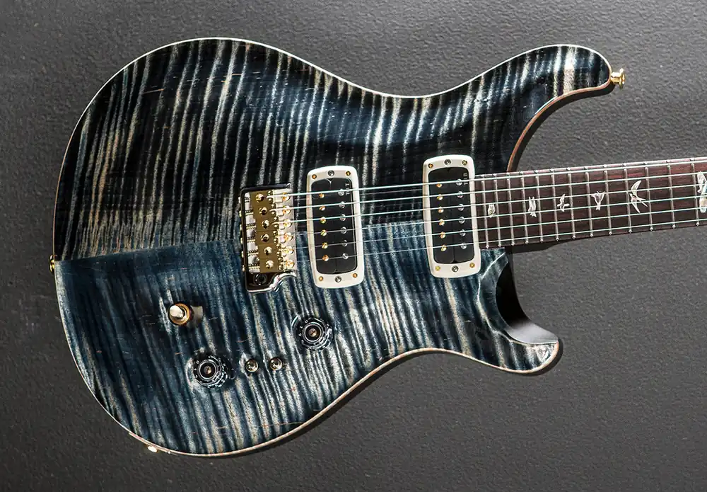 Free Returns Custom 24-08 10 Top - Faded Whale Blue– Dave's Guitar Shop