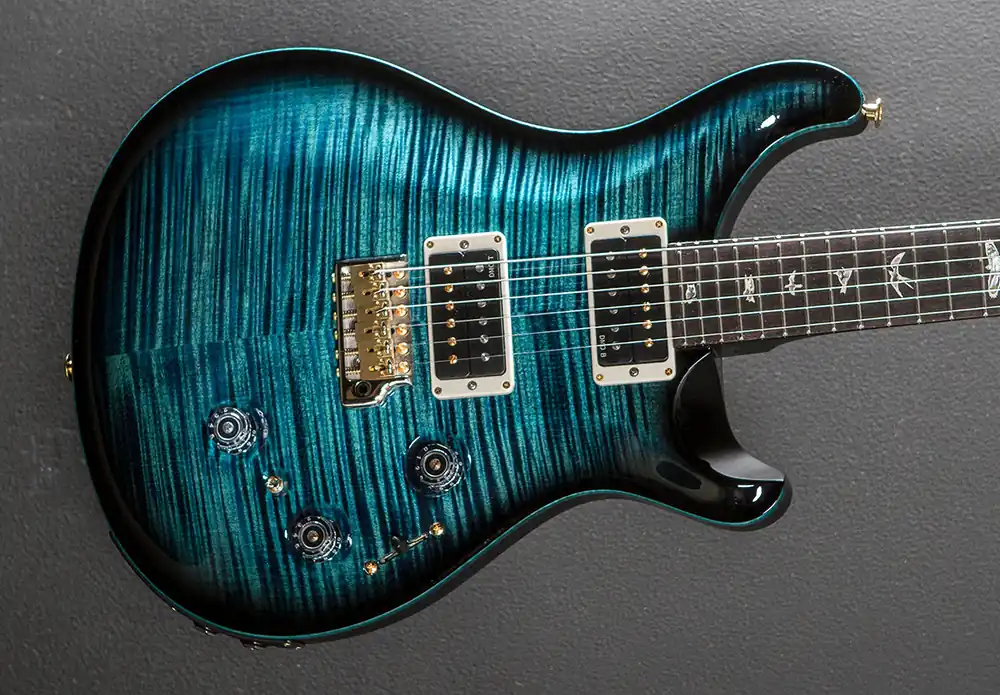 Special Offer Custom 24 Piezo 10 Top - Cobalt Blue Smokeburst– Dave's Guitar Shop