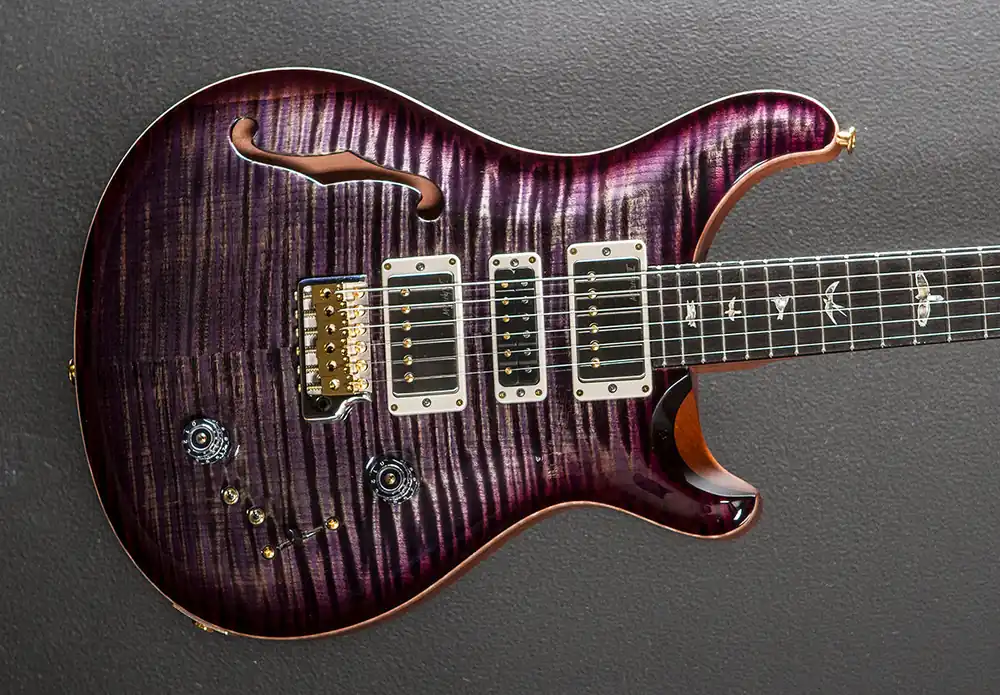 Weekend Sale Special Semi-Hollow 10 Top - Charcoal Purple Burst– Dave's Guitar Shop