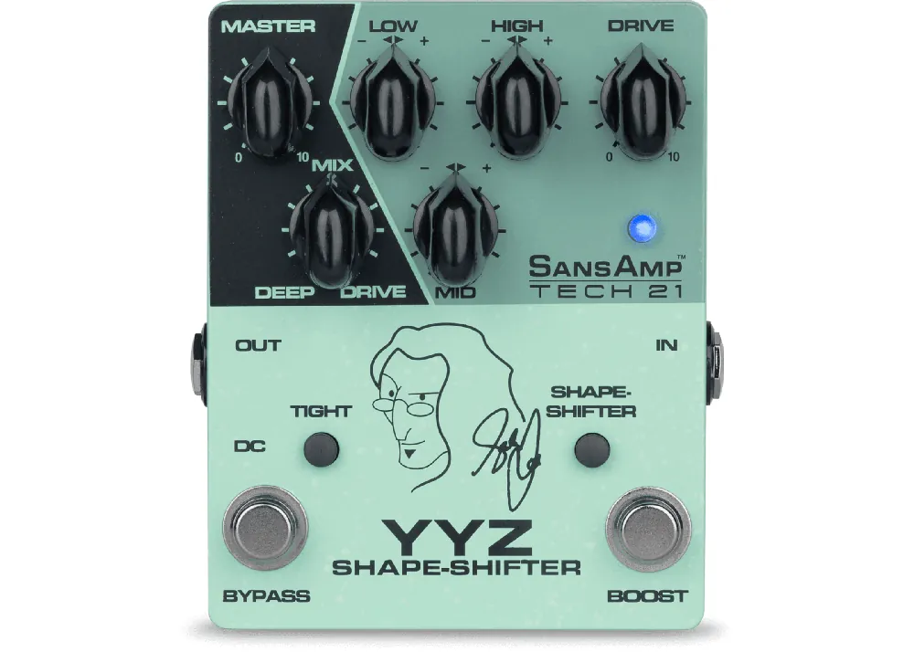 Free Returns Geddy Lee YYZ Shape-shifter Signature SansAmp– Dave's Guitar Shop