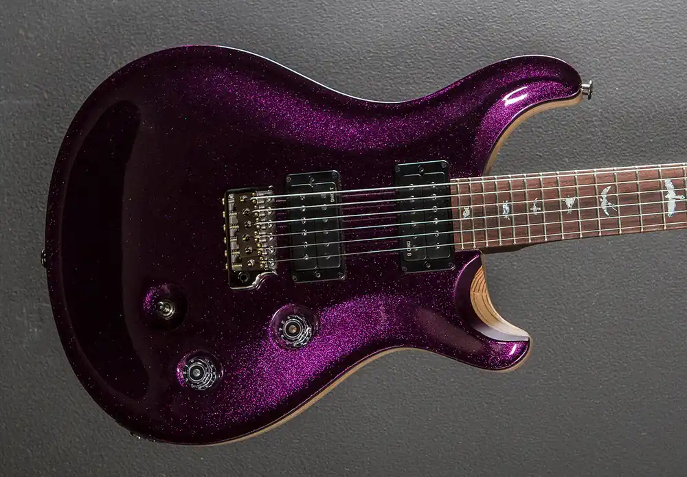Order Now Custom 24 Wood Library Limited – Purple Sparkle w/Brazilian– Dave's Guitar Shop
