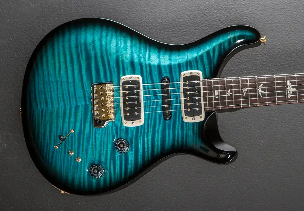 Certified Modern Eagle V 10 Top - Carroll Blue Wraparound Smokeburst– Dave's Guitar Shop