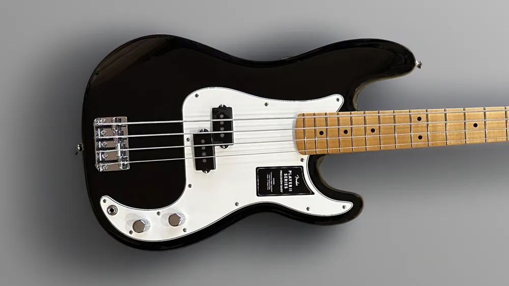 Time-Limited Player II Precision Bass - Black w/Maple– Dave's Guitar Shop