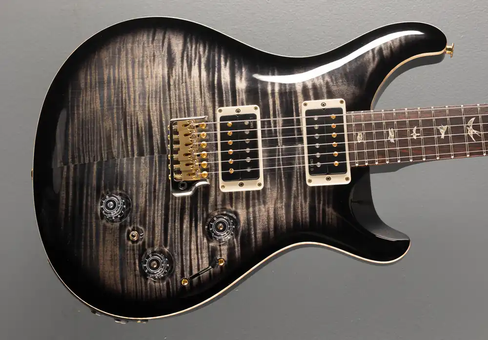 Custom 24 Piezo 10 Top - Charcoal Burst– Dave's Guitar Shop Buy Direct