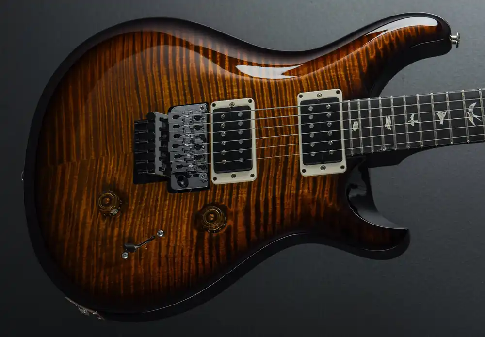 Must Have Custom 24 "Floyd" 10 Top - Black Gold Wraparound Burst– Dave's Guitar Shop