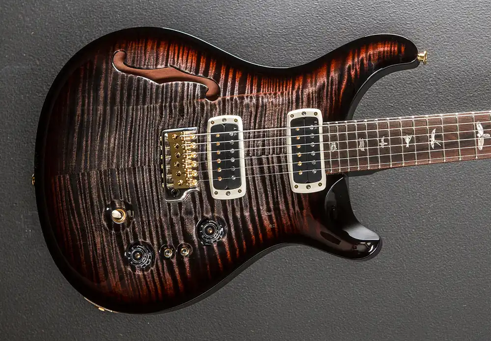 Brand New 40th Anniversary Custom 24-08 Semi-Hollow Limited Edition - Charcoal C– Dave's Guitar Shop