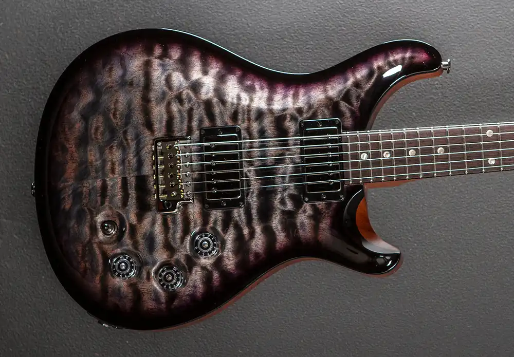 DGT (David Grissom Trem) 10 Top w/Moons - Violet Smokeburst– Dave's Guitar Shop Flash Sale