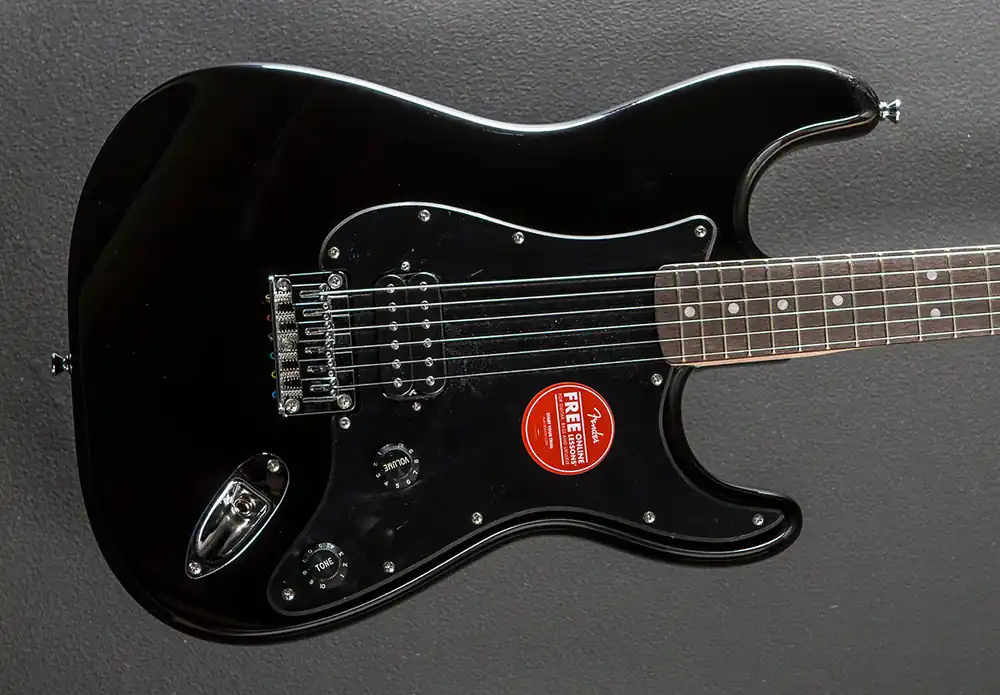 Sonic Stratocaster HT H - Black w/Indian Laurel– Dave's Guitar Shop Exclusive
